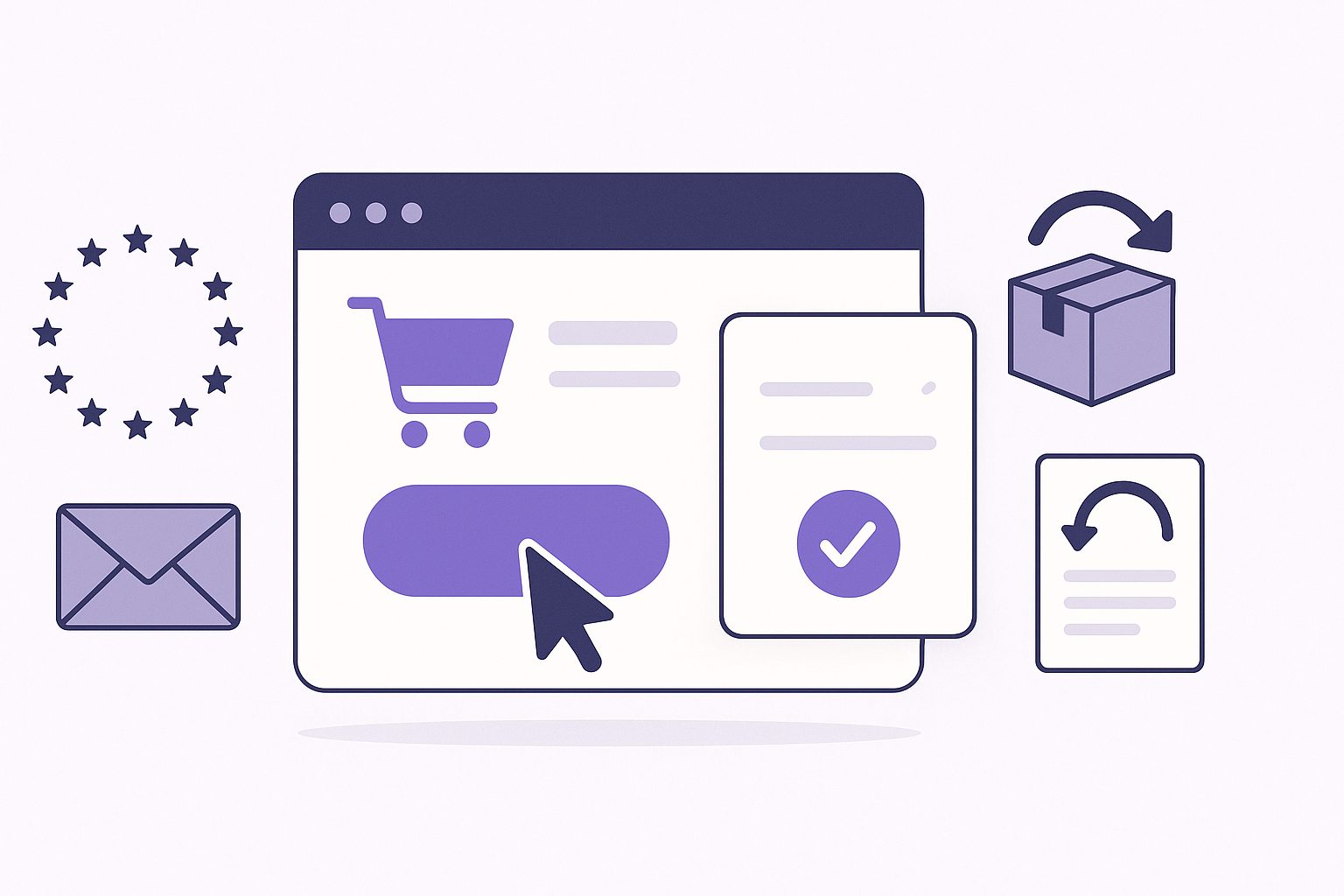 Der neue EU-Widerrufsbutton: Was Schweizer Odoo-Shops jetzt wissen müssen