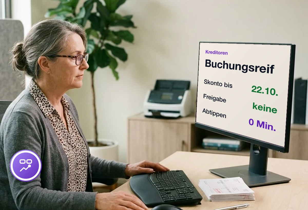 Digitale Belegverarbeitung: Was die Kreditoren-Sachbearbeiterin mit der Lieferantenrechnung macht
