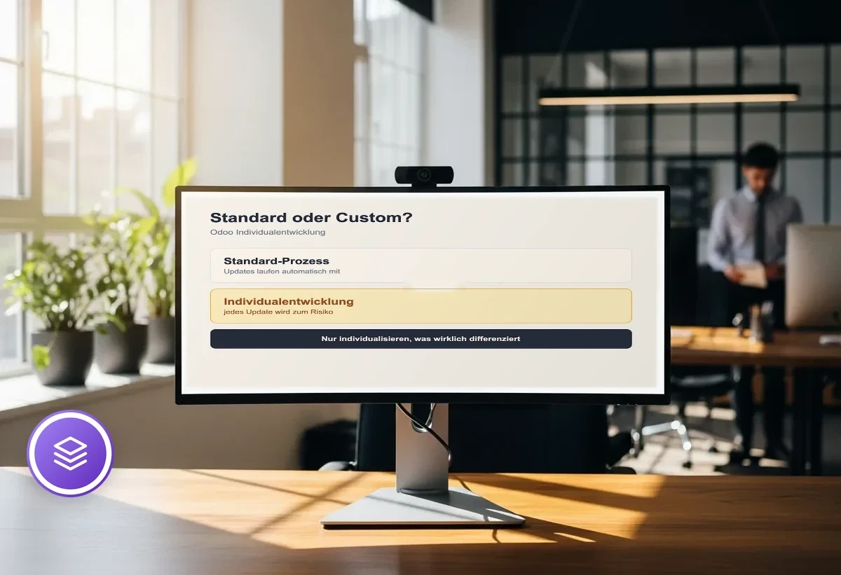 Odoo Standard oder Individualentwicklung: Was ist für KMU sinnvoll?