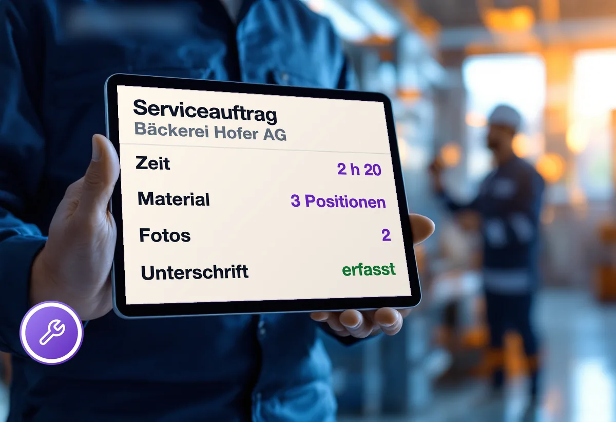 Serviceeinsätze mobil dokumentieren