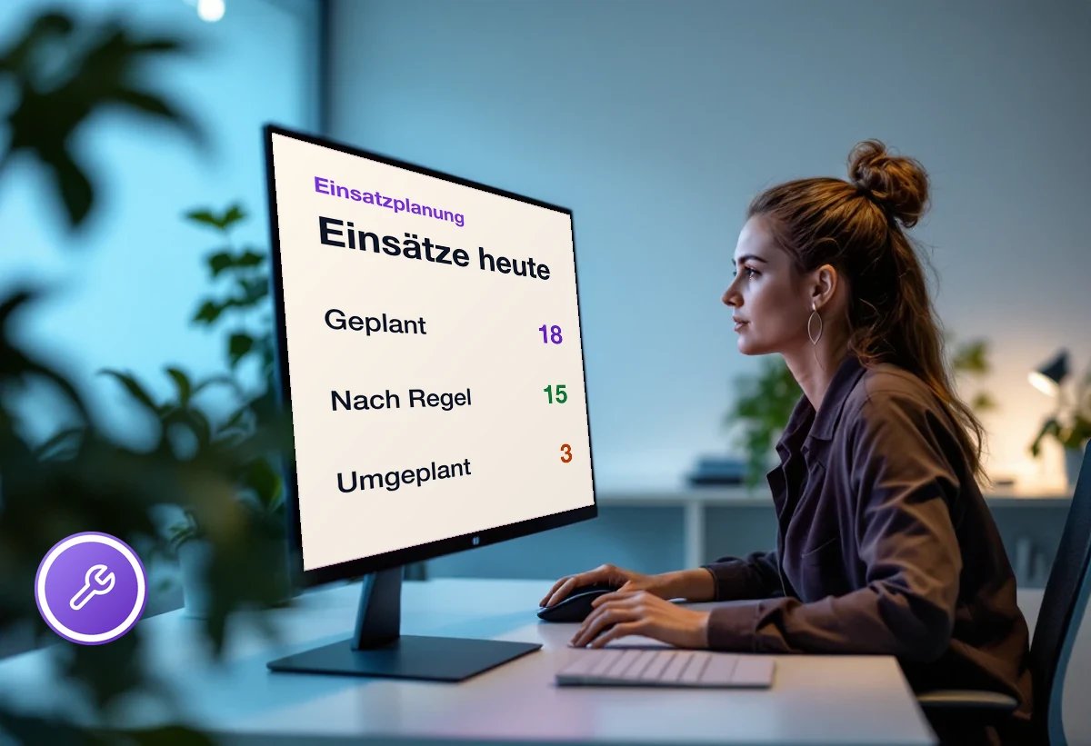 Servicetechniker effizient einplanen