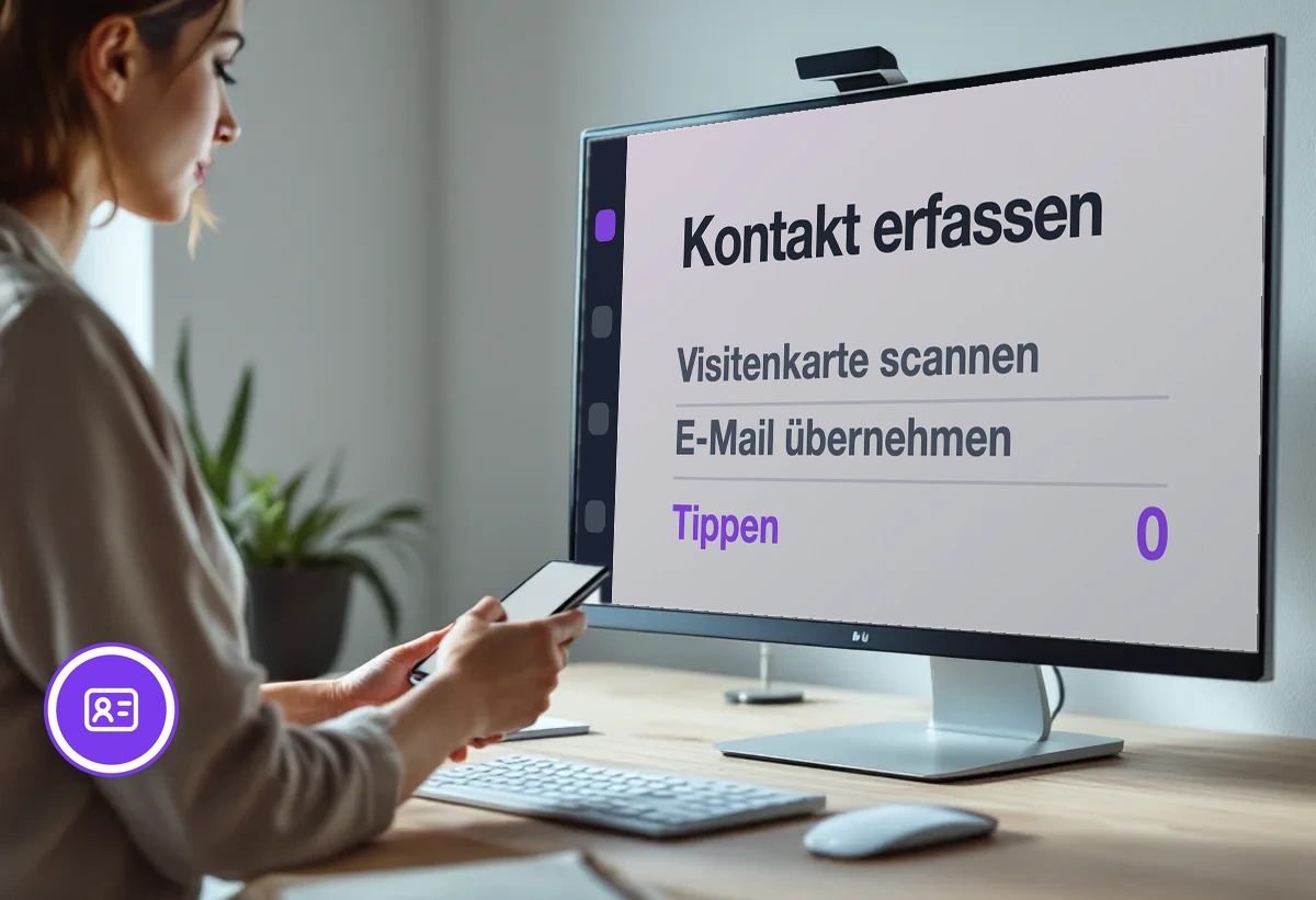 Smarte Kontakterfassung statt Tipparbeit