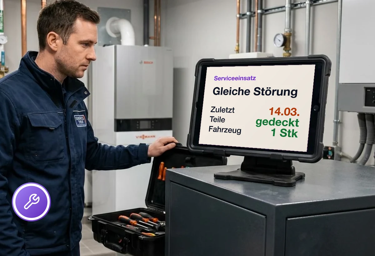 Welche Informationen Techniker vor Ort benötigen: Was der Techniker beim Ankommen sieht